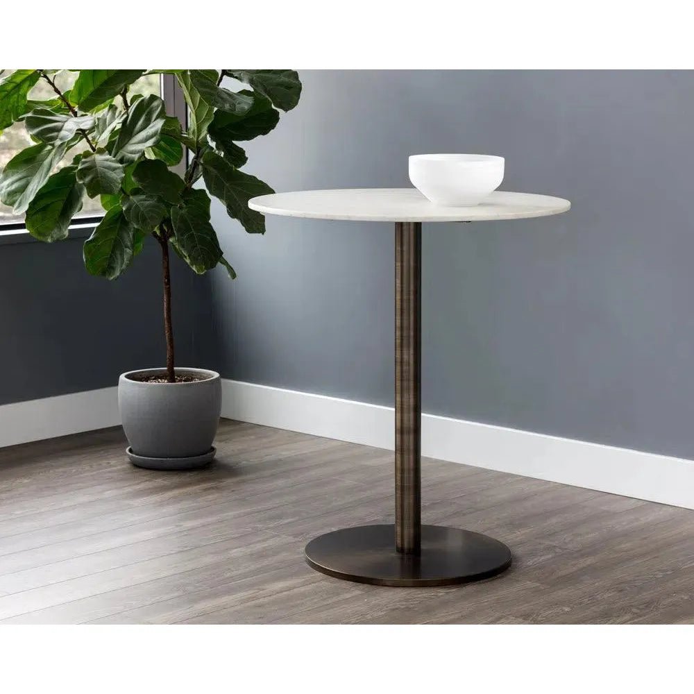 Enco Marble Top Bar Table - LOOMLAN - SUNPAN - Bar Tables