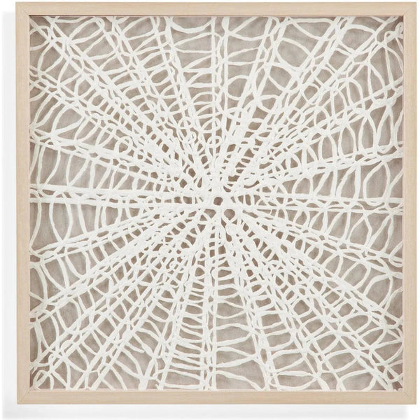 Encounter White Canvas Art - LOOMLAN - Bassett Mirror - Canvas Art