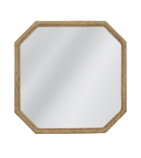 Endora Rope Design Framed Wall Mirror - LOOMLAN - Bassett Mirror - Wall Mirrors