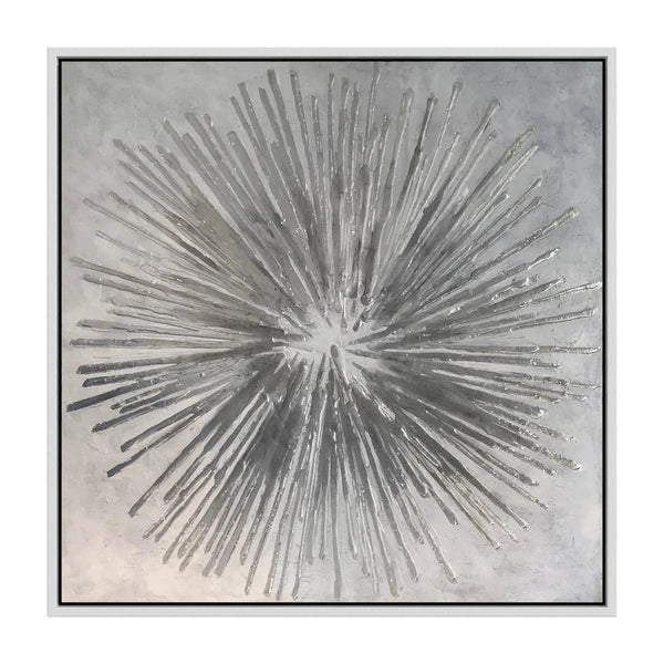 Energy Burst Multicolor Canvas Art - LOOMLAN - Bassett Mirror - Canvas Art