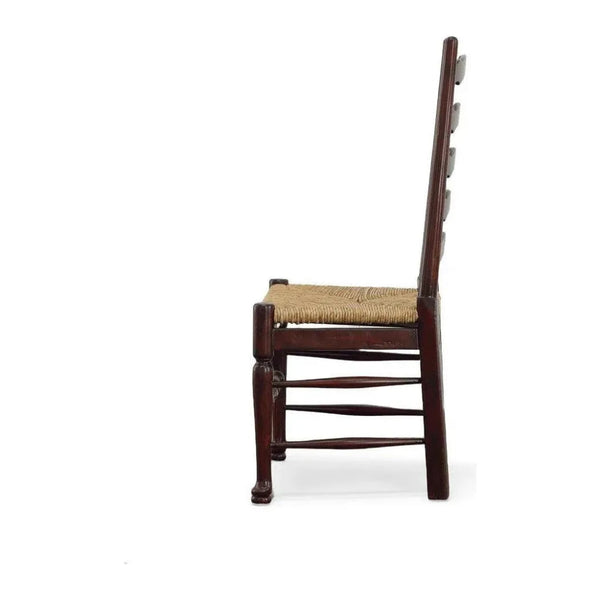 English Country Ladderback Side Chair 2PC - LOOMLAN - Furniture Classics - Dining Chairs
