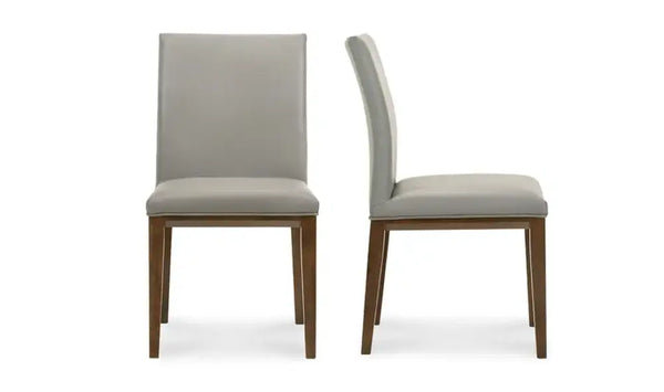 Frankie Leather Upholstered Armless Dining Chair (Set Of 2)