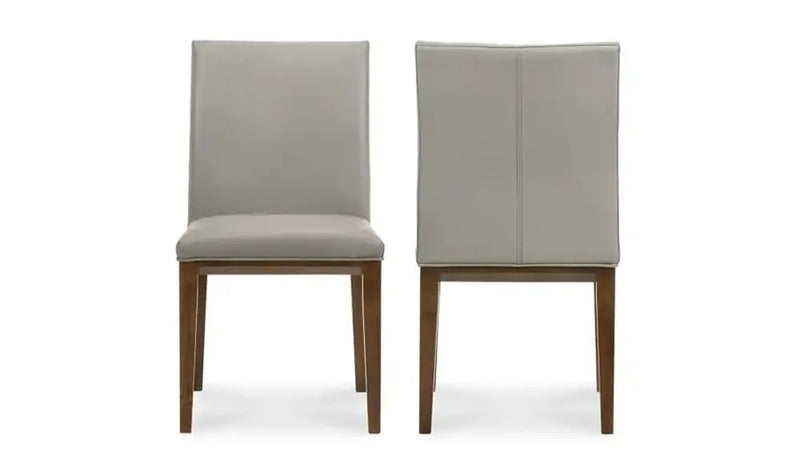 Frankie Leather Upholstered Armless Dining Chair (Set Of 2)