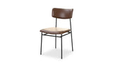 Sailor Leather Upholstered Armless Dining Chair (Set Of 2)