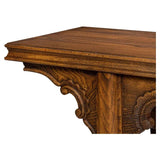Equestrian Console Table Reclaimed Wood - LOOMLAN - Sarreid - Console Tables