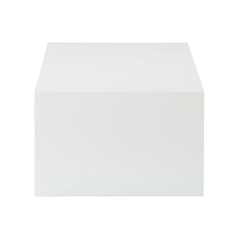 Equinox White Rectangular Cocktail Table - LOOMLAN - Chelsea House - Coffee Tables