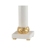 Etched Cuff Marble Gold Accent Design Table Lamp - LOOMLAN - Chelsea House - Table Lamps