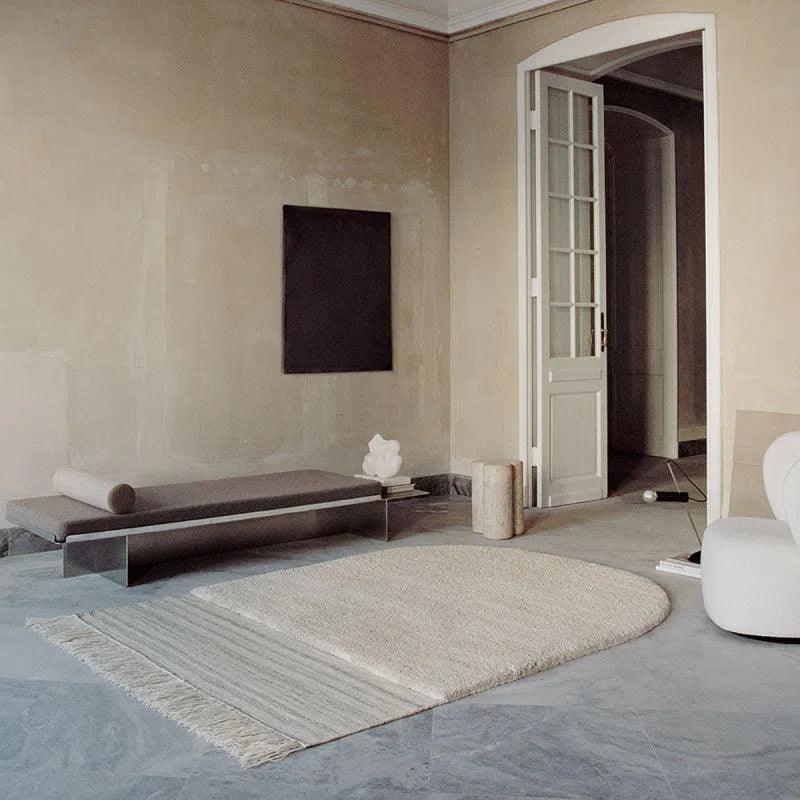 Eternal Eye Chalk Wool Area Rug Design - LOOMLAN - Linie Design - Area Rugs
