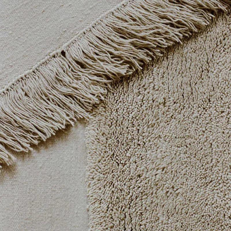 Eternal Eye Chalk Wool Area Rug Design - LOOMLAN - Linie Design - Area Rugs