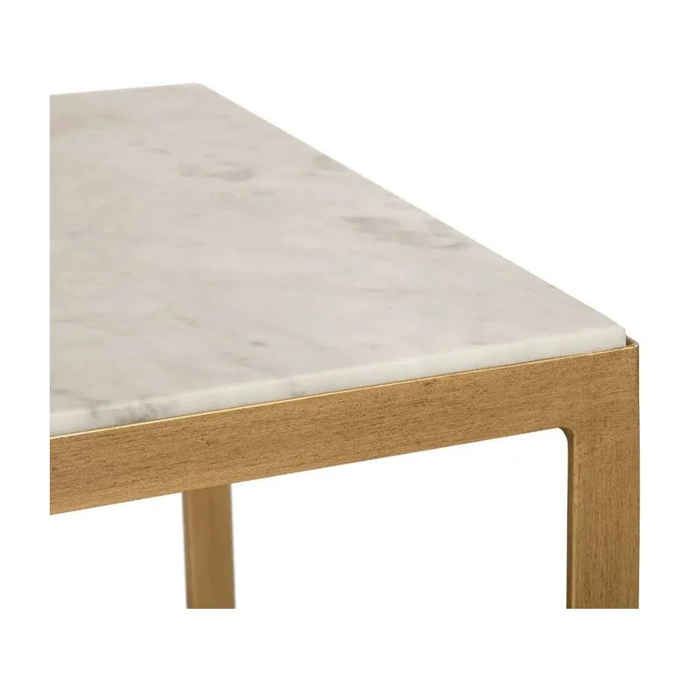 Evert Marble Top Rectangular Coffee Table - LOOMLAN - SUNPAN - Coffee Tables