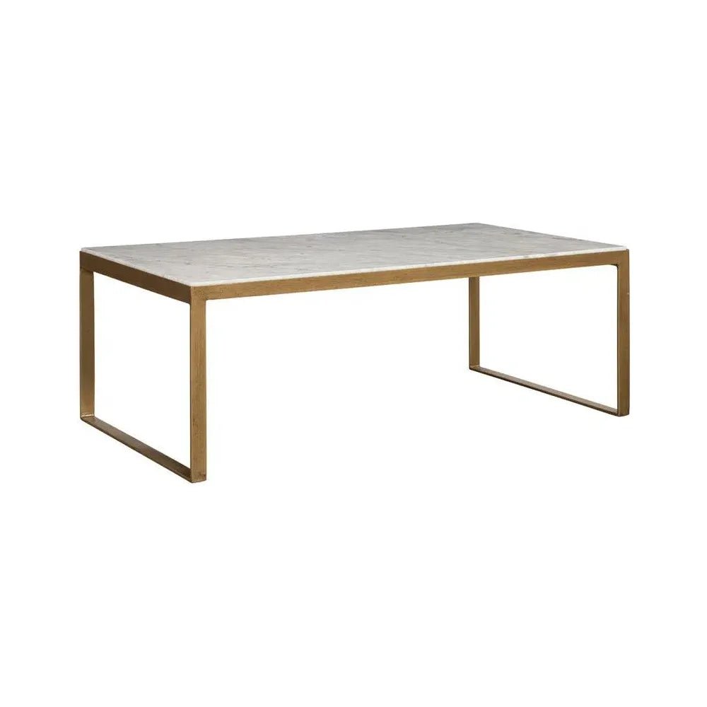 Evert Marble Top Rectangular Coffee Table - LOOMLAN - SUNPAN - Coffee Tables