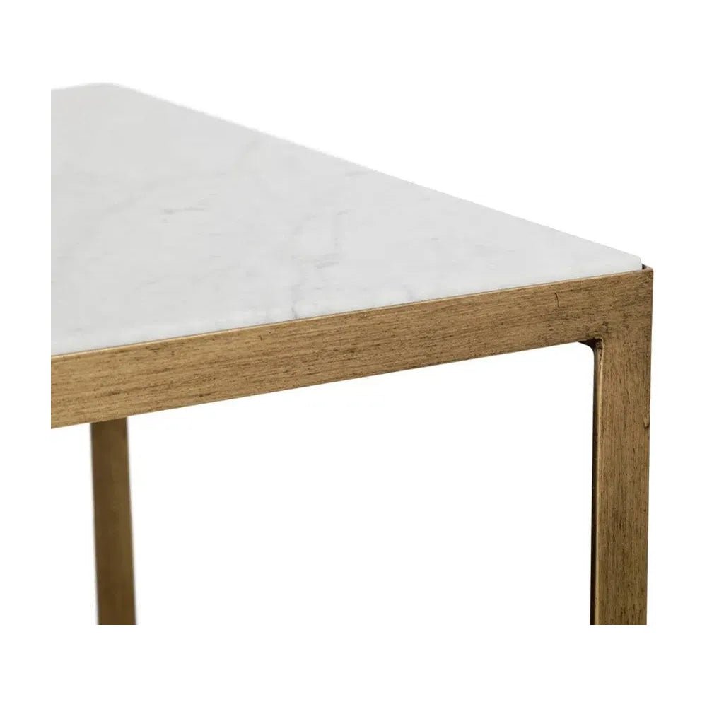 Evert Marble Top Rectangular Coffee Table - LOOMLAN - SUNPAN - Coffee Tables