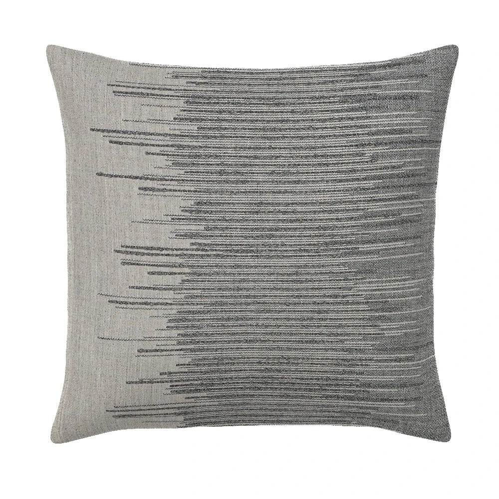 Expanse Gray Double Side Outdoor Pillow - LOOMLAN - Earnest Collection - Outdoor Pillows