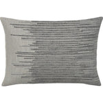 Expanse Gray Double Side Outdoor Pillow - LOOMLAN - Earnest Collection - Outdoor Pillows