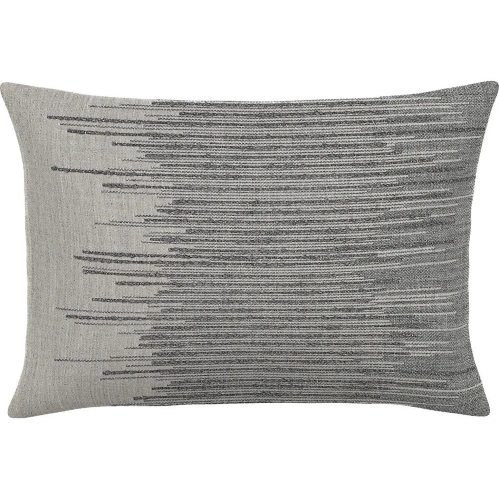 Expanse Gray Double Side Outdoor Pillow - LOOMLAN - Earnest Collection - Outdoor Pillows