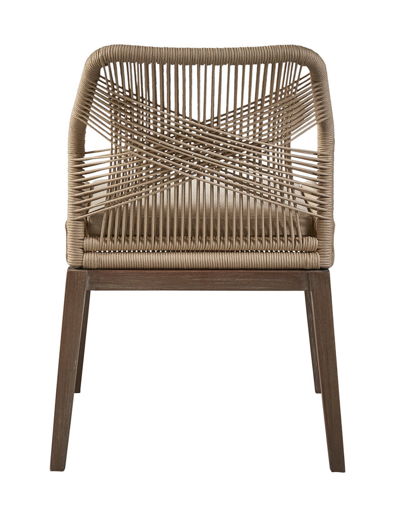 Fiddler Rope Upholstered Armless Chair