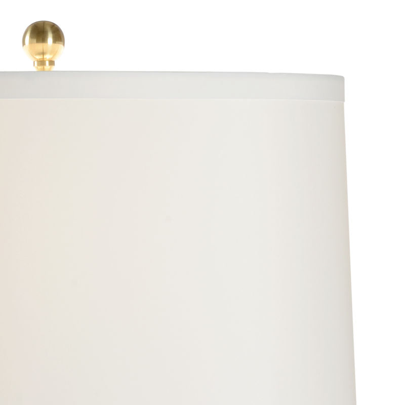 Classic White Round Shade Table Lamp