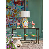 St. Germain Hand-Painted Artistic Design Table Lamp