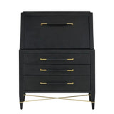 Verona Black Secretary Desk