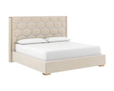 Alisha Fabric Upholstered King Bed