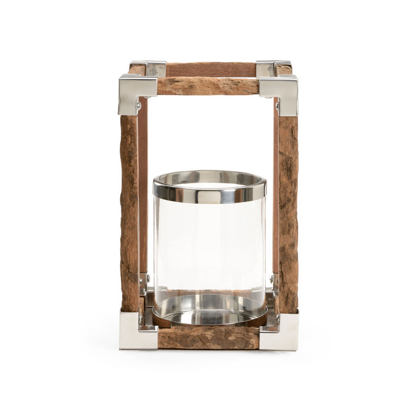 Modern Rustic Hurricane Candleholder