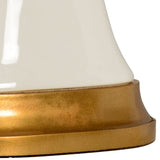 Hopper Gold Accents Smooth Finish Table Lamp