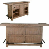 Farmhouse Bar Island For Home Entertainment - LOOMLAN - Sunny D - Home Bar Islands