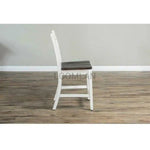 Farmhouse Ladderback Barstool Wood Seat - LOOMLAN - Sunny D - Bar Stools