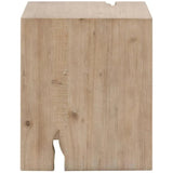 Farmhouse Reclaimed Wood End Table Reed - LOOMLAN - Essentials For Living - Side Tables