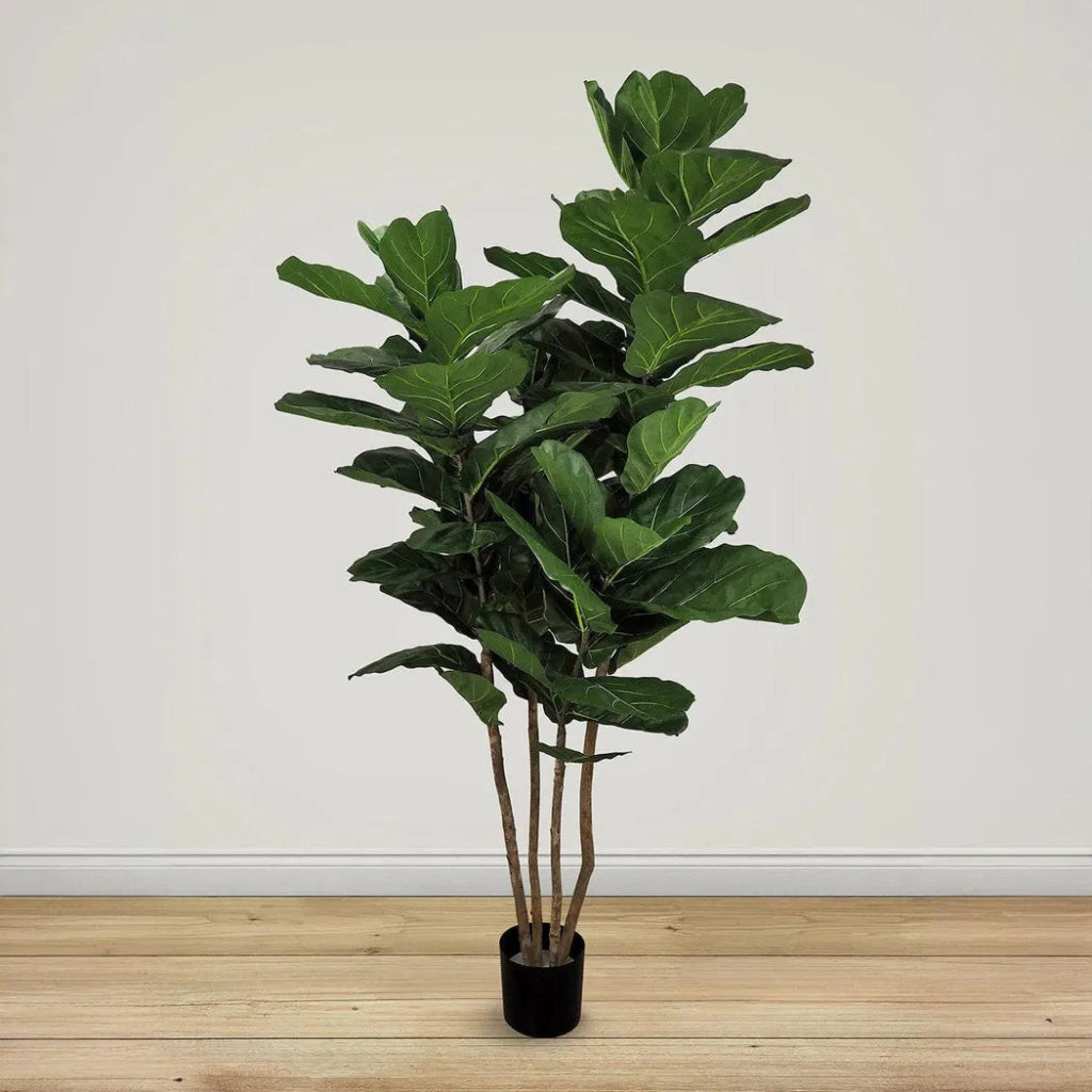 Faux Botanical Indoor Green Fiddle Leaf Fig - LOOMLAN - Artificial Trees