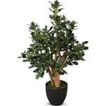 Faux Botanical Indoor Green Jade Plant - LOOMLAN - Le Present - Potted Plants