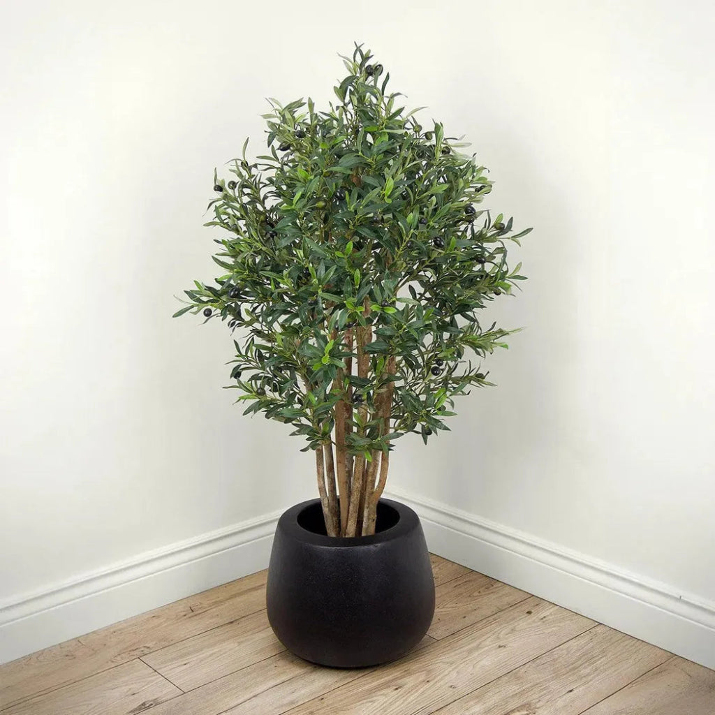 Faux Botanical Indoor Green Olive Tree - LOOMLAN - Artificial Trees