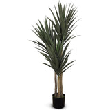 Faux Botanical Indoor Green Yucca - LOOMLAN - Le Present - Potted Plants