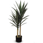 Faux Botanical Indoor Green Yucca - LOOMLAN - Potted Plants