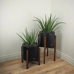 Faux Botanical Outdoor Green Aloe with Pot - LOOMLAN - Potted Plants