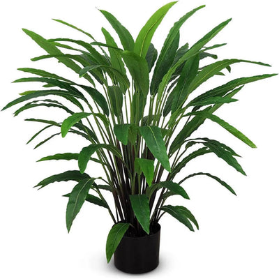 Faux Botanical Outdoor Green Calathea - LOOMLAN - Le Present - Potted Plants