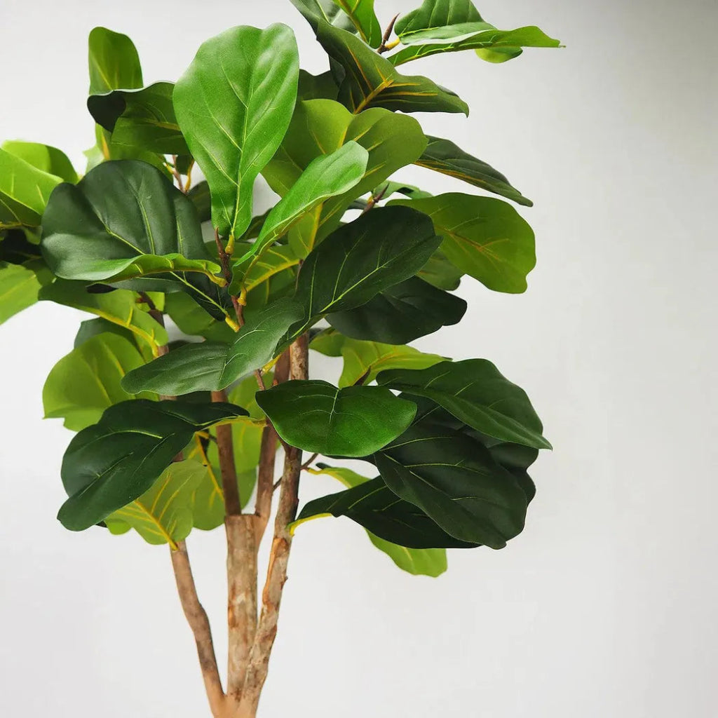 Faux Botanical Outdoor Green Fiddle Leaf Fig - LOOMLAN - Artificial Trees