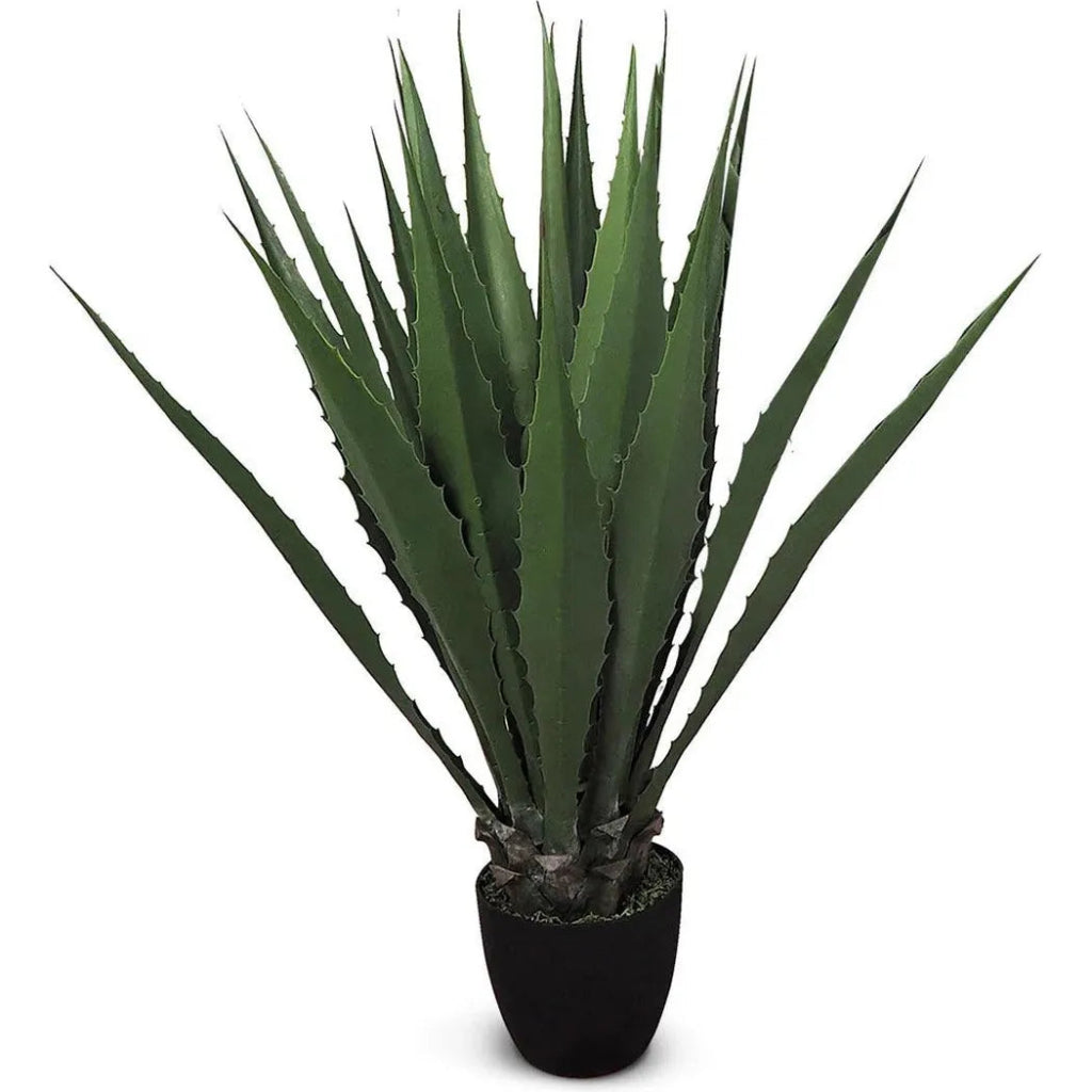 Faux Botanical Outdoor Green Giant Agave - LOOMLAN - Potted Plants