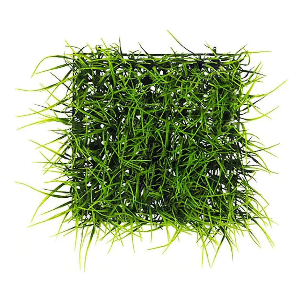 Faux Botanical Outdoor Green Grass Tile - LOOMLAN - Le Present - Faux Plants Accessories