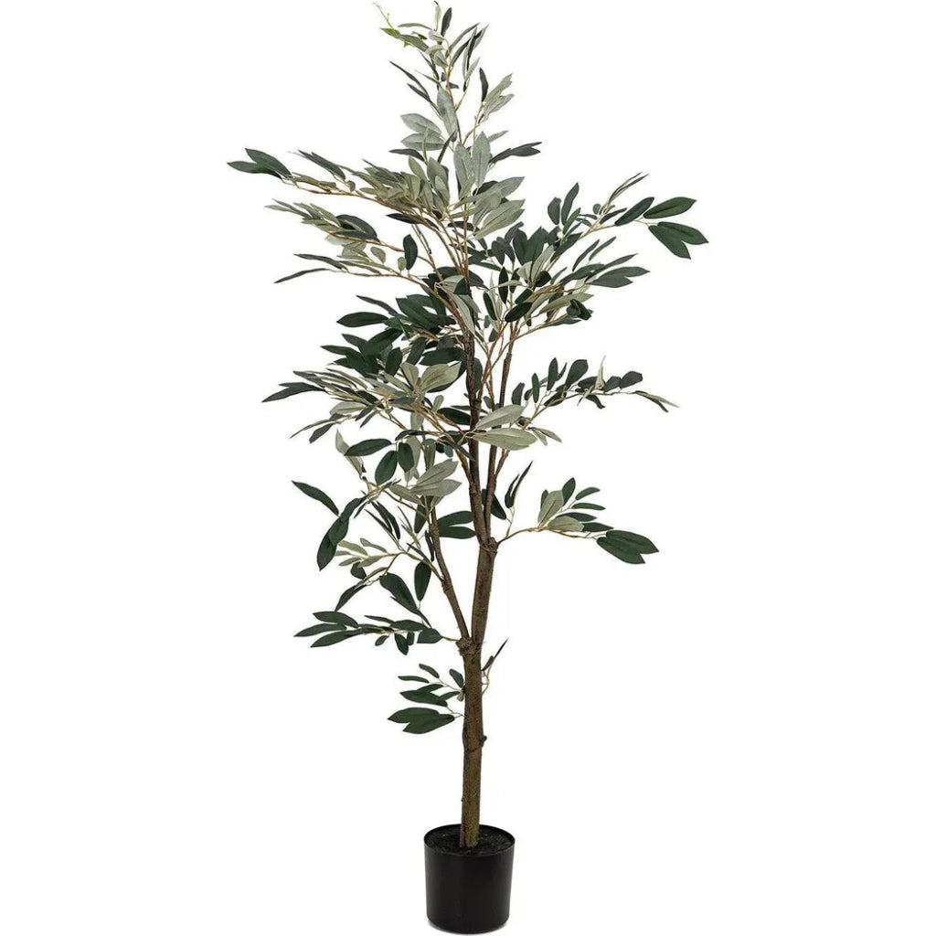 Faux Botanical Outdoor Green Olive Tree - LOOMLAN - Artificial Trees