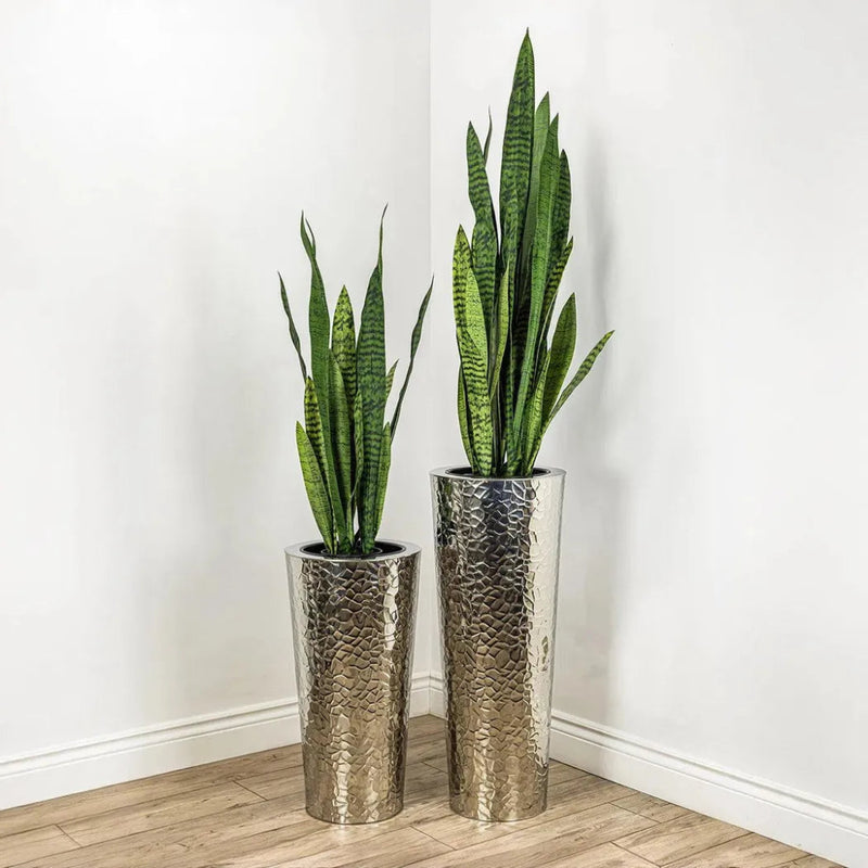 Faux Botanical Outdoor Green Sansevieria - LOOMLAN - Le Present - Potted Plants