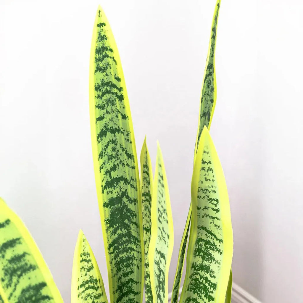 Faux Botanical Outdoor Green Sansevieria - LOOMLAN - Potted Plants