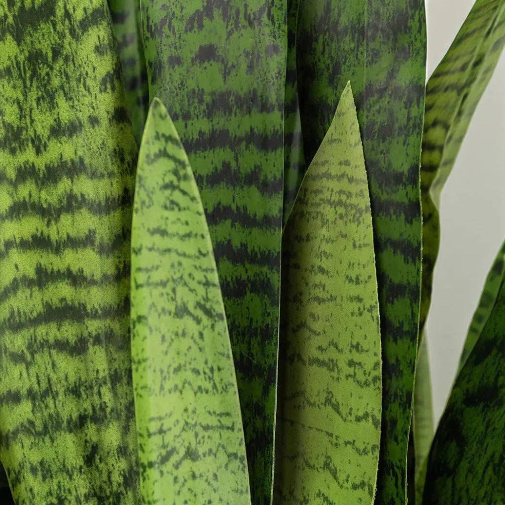 Faux Botanical Outdoor Green Sansevieria - LOOMLAN - Potted Plants