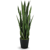 Faux Botanical Outdoor Green Sansevieria - LOOMLAN - Le Present - Potted Plants