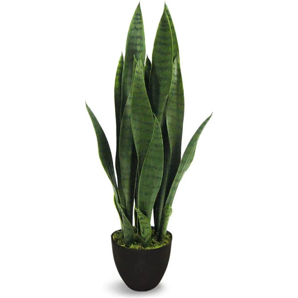 Faux Botanical Outdoor Green Sansevieria - LOOMLAN - Le Present - Potted Plants