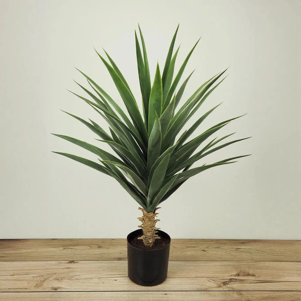 Faux Botanical Outdoor Green Yucca - LOOMLAN - Potted Plants