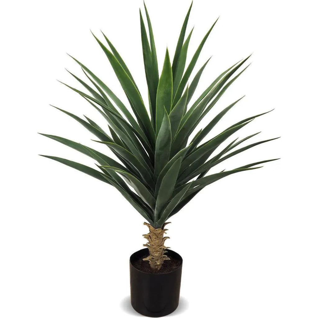 Faux Botanical Outdoor Green Yucca - LOOMLAN - Potted Plants