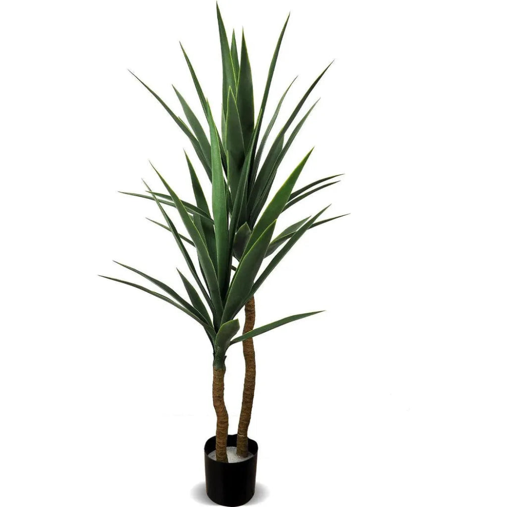 Faux Botanical Outdoor Green Yucca - LOOMLAN - Potted Plants