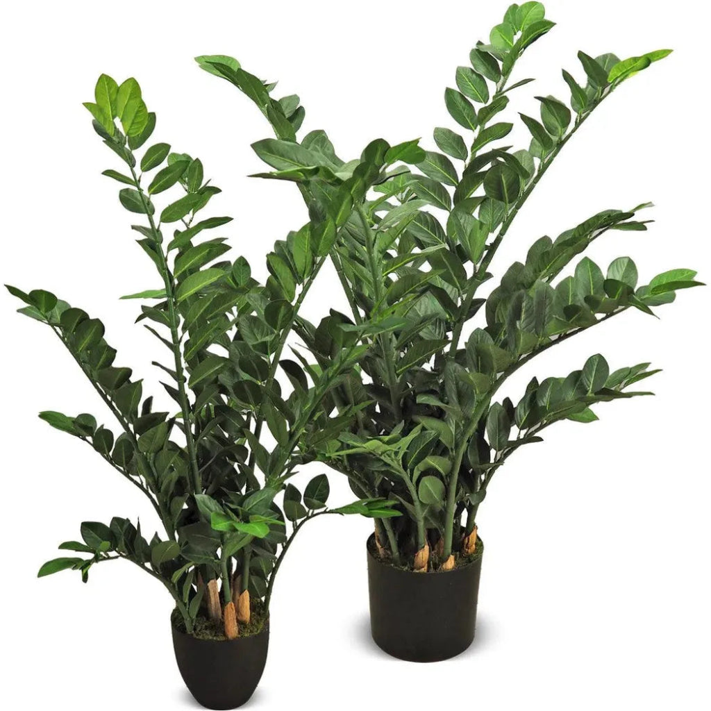 Faux Botanical Outdoor Green Zamio - LOOMLAN - Potted Plants