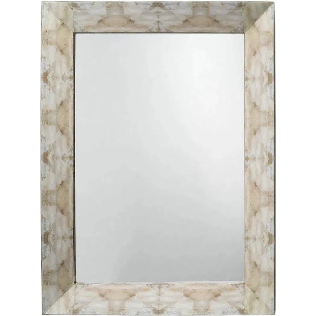 Faux Horn Rectangular Reversible Wall Mirror - Large - LOOMLAN - Jamie Young - Wall Mirrors